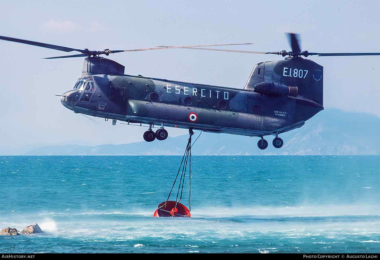 Aircraft Photo of MM80829 | Boeing Vertol CH-47C Chinook | Italy - Army | AirHistory.net #615265
