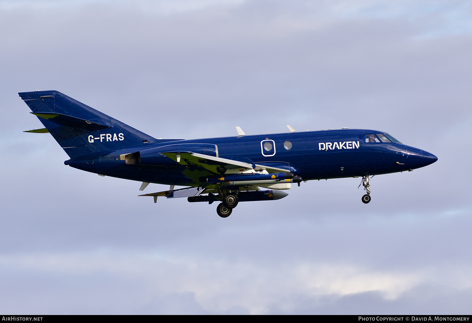 Aircraft Photo of G-FRAS | Dassault Falcon 20DC | Draken Europe | AirHistory.net #615281