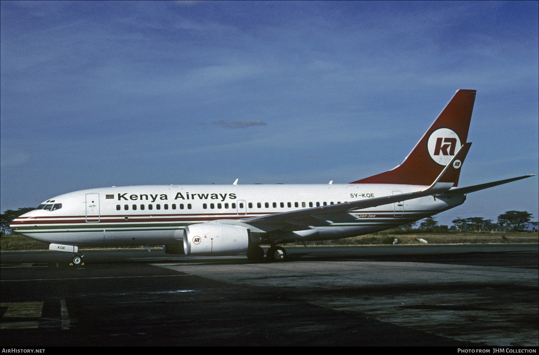 Aircraft Photo of 5Y-KQE | Boeing 737-76N | Kenya Airways | AirHistory.net #615297
