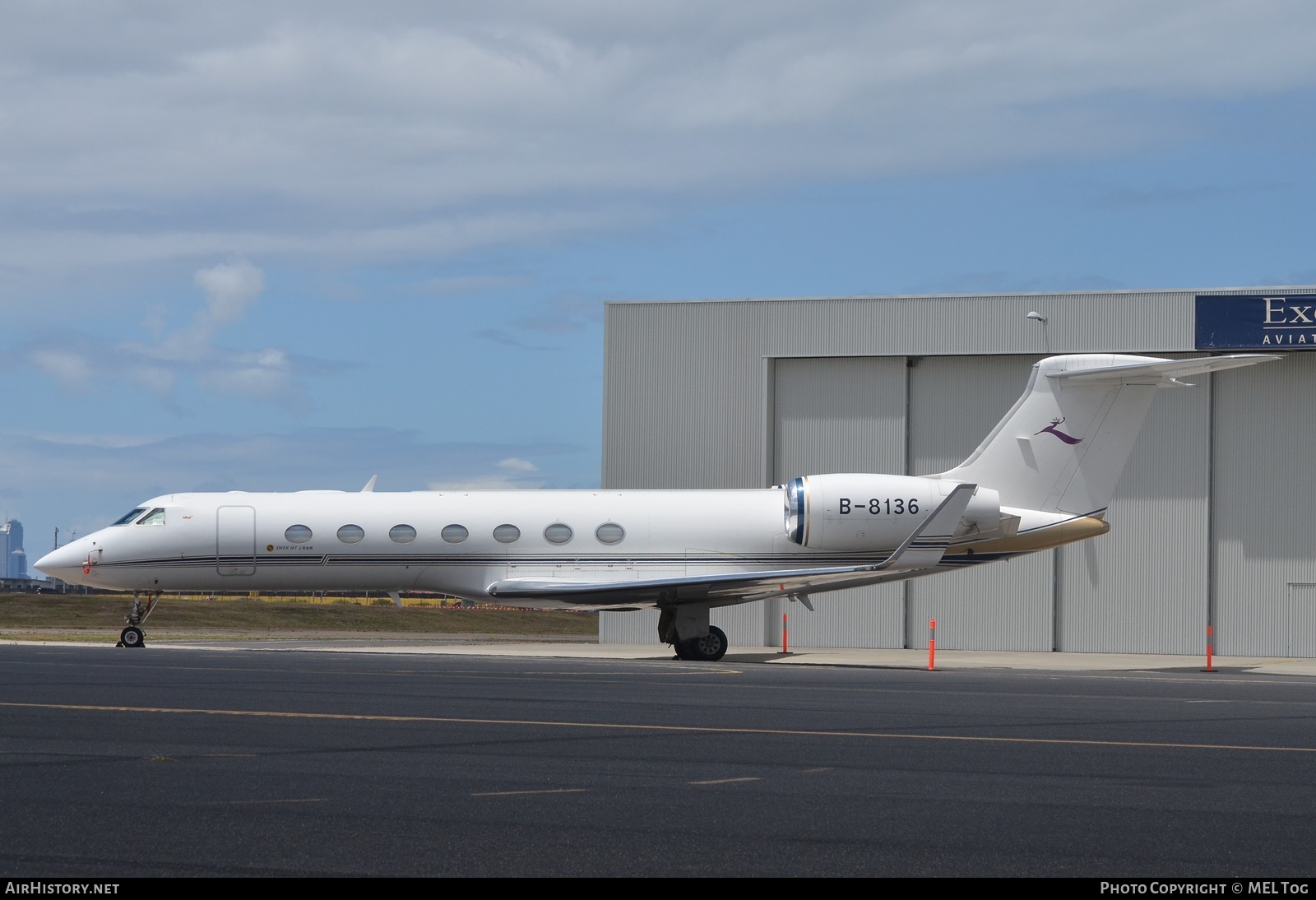 Aircraft Photo of B-8136 | Gulfstream Aerospace G-V-SP Gulfstream G550 | Deer Jet | AirHistory.net #615327