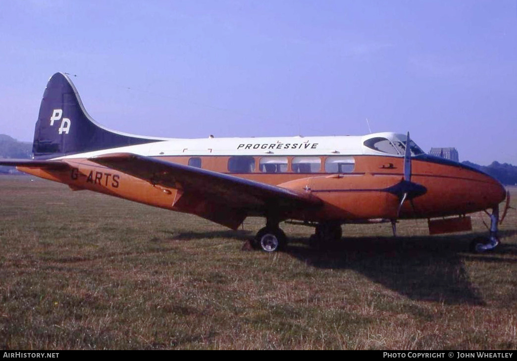 Aircraft Photo of G-ARTS | De Havilland D.H. 104 Dove 6 | Progressive Airways | AirHistory.net #615329