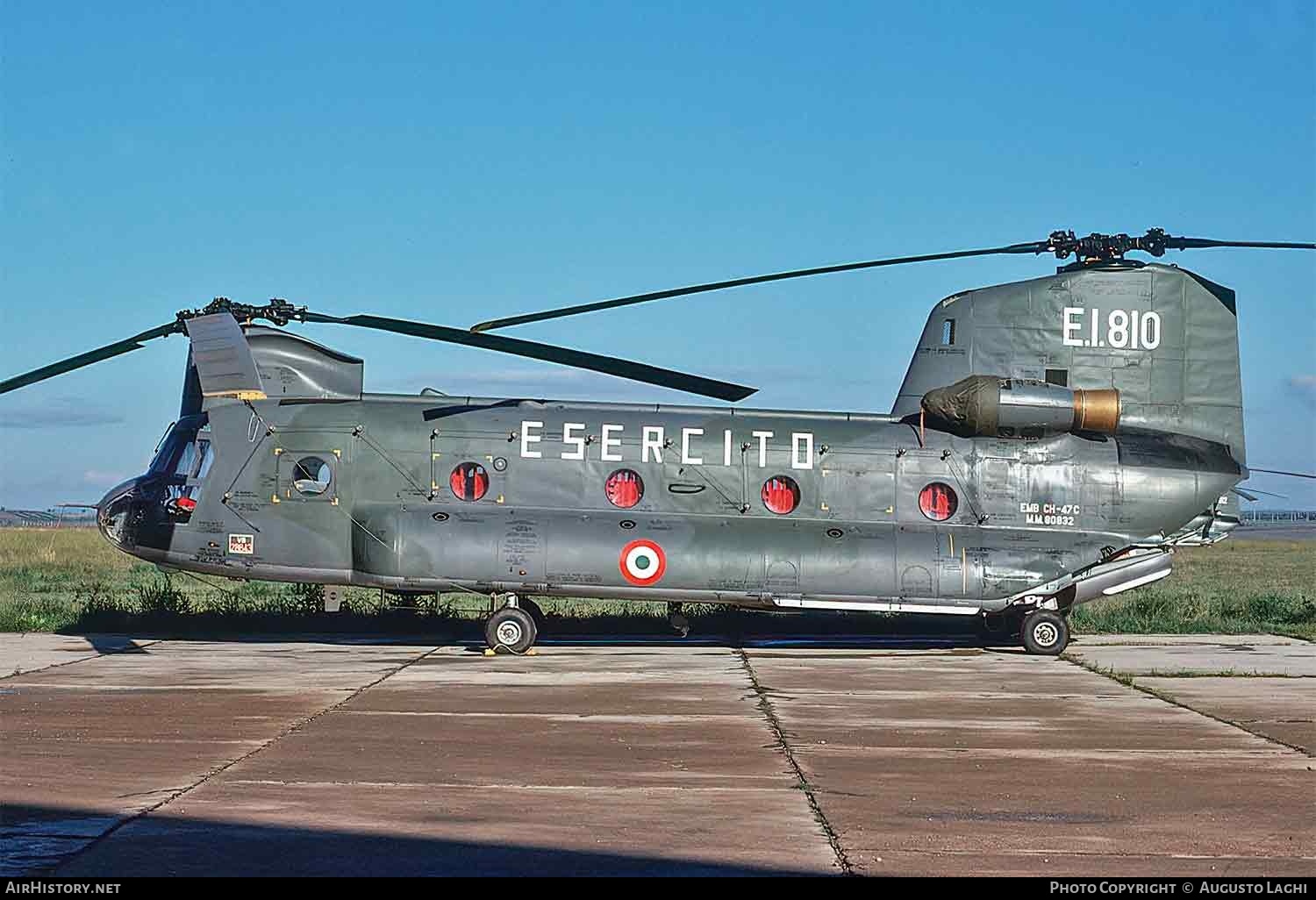 Aircraft Photo of MM80832 | Boeing Vertol CH-47C Chinook | Italy - Army | AirHistory.net #615344