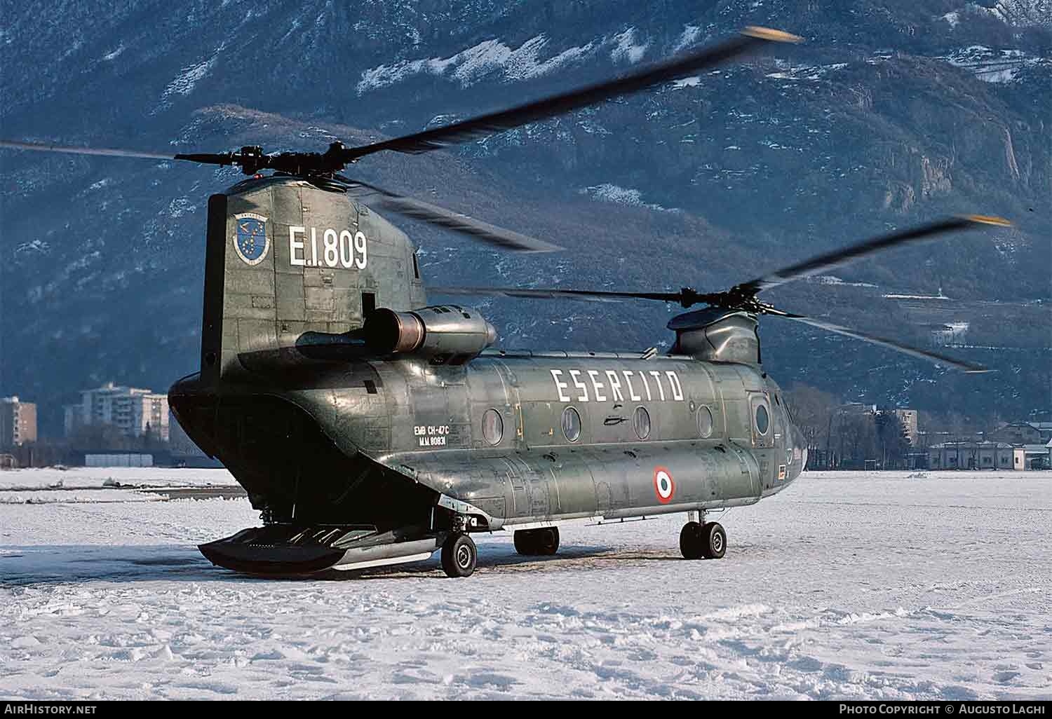Aircraft Photo of MM80831 | Boeing CH-47C Chinook (219) | Italy - Army | AirHistory.net #615350