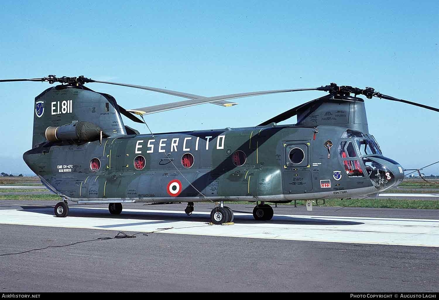 Aircraft Photo of MM80833 | Boeing CH-47C Chinook (219) | Italy - Army | AirHistory.net #615359