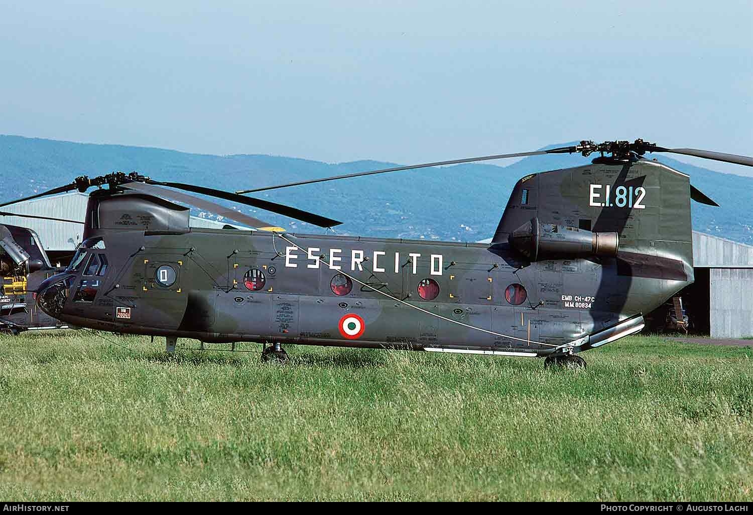 Aircraft Photo of MM80834 | Boeing CH-47C Chinook (219) | Italy - Army | AirHistory.net #615362