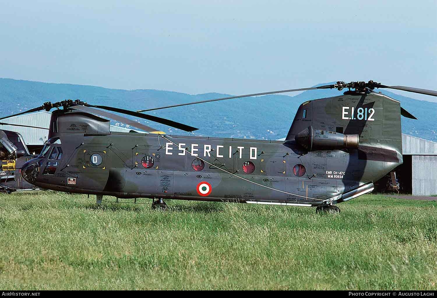 Aircraft Photo of MM80834 | Boeing Vertol CH-47C Chinook | Italy - Army | AirHistory.net #615362