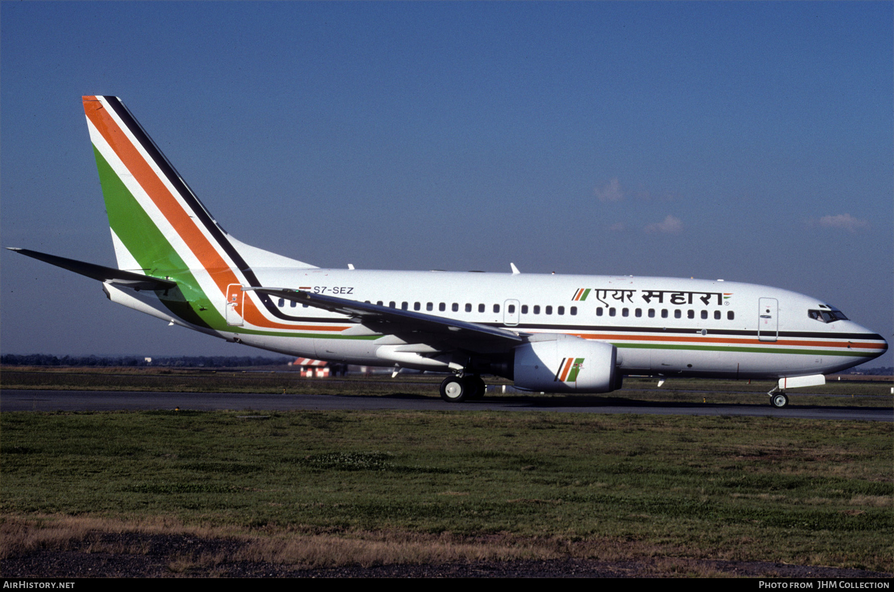 Aircraft Photo of S7-SEZ | Boeing 737-7Q8 | Air Sahara | AirHistory.net #615367