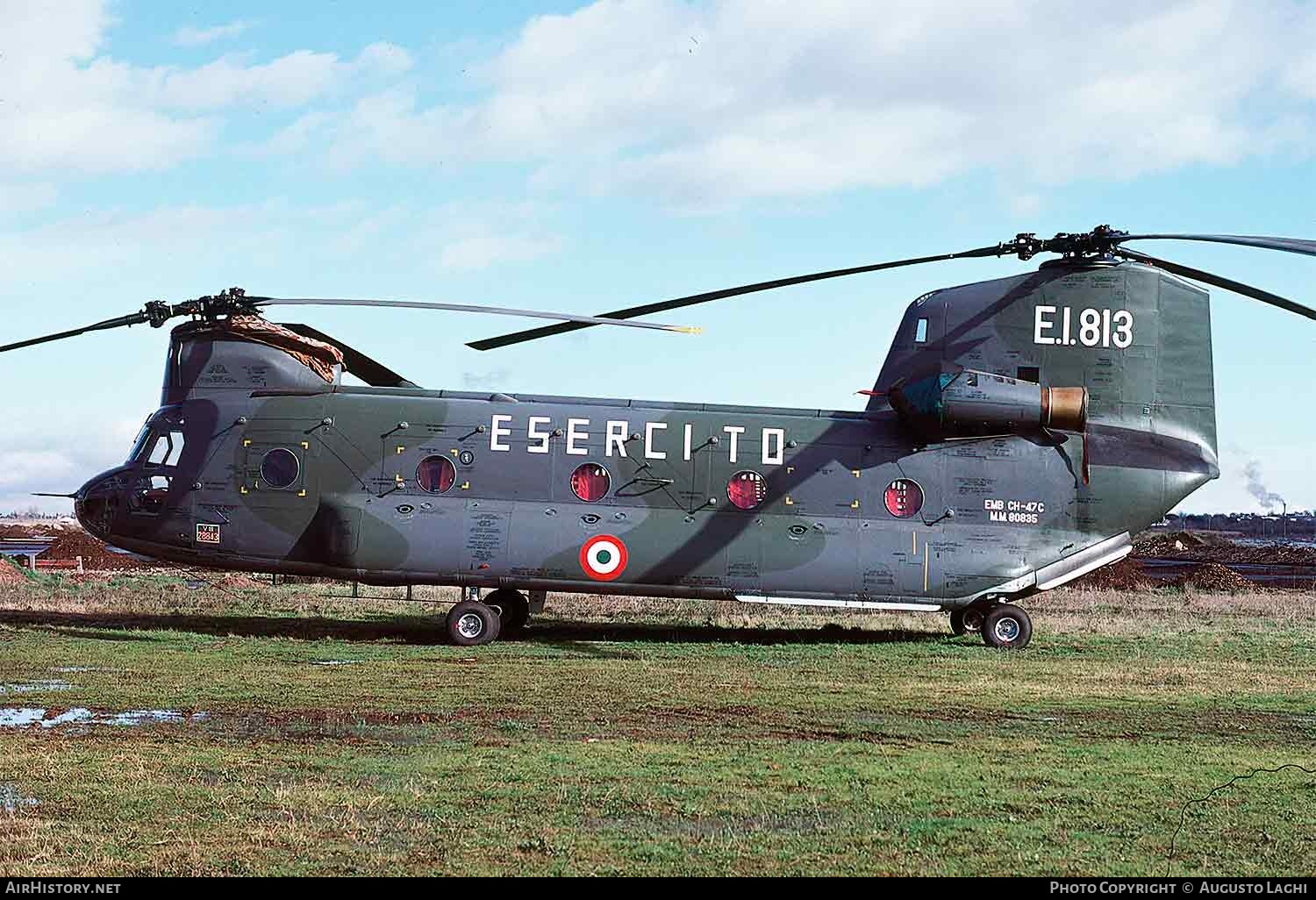 Aircraft Photo of MM80835 | Boeing Vertol CH-47C Chinook | Italy - Army | AirHistory.net #615371