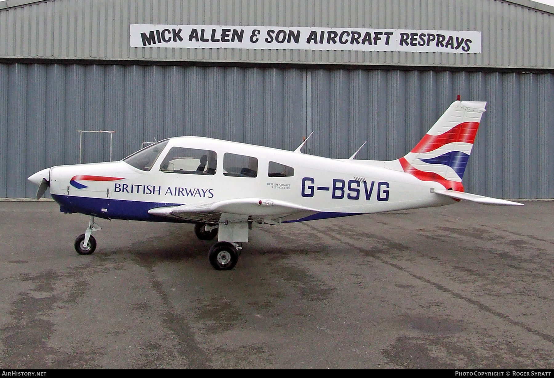 Aircraft Photo of G-BSVG | Piper PA-28-161 Cherokee Warrior II | British Airways Flying Club | AirHistory.net #615375