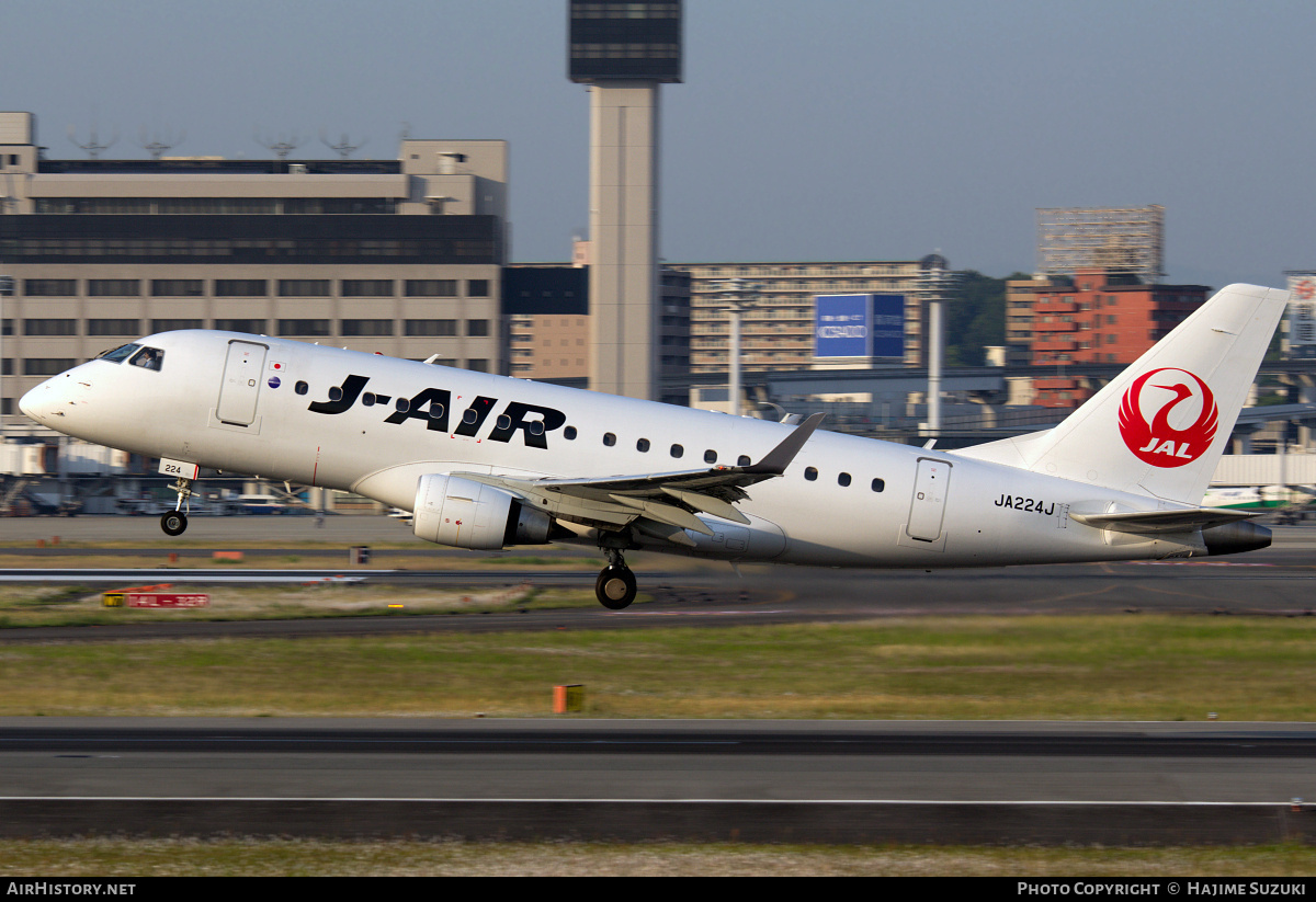 Aircraft Photo of JA224J | Embraer 170STD (ERJ-170-100STD) | J-Air | AirHistory.net #615380