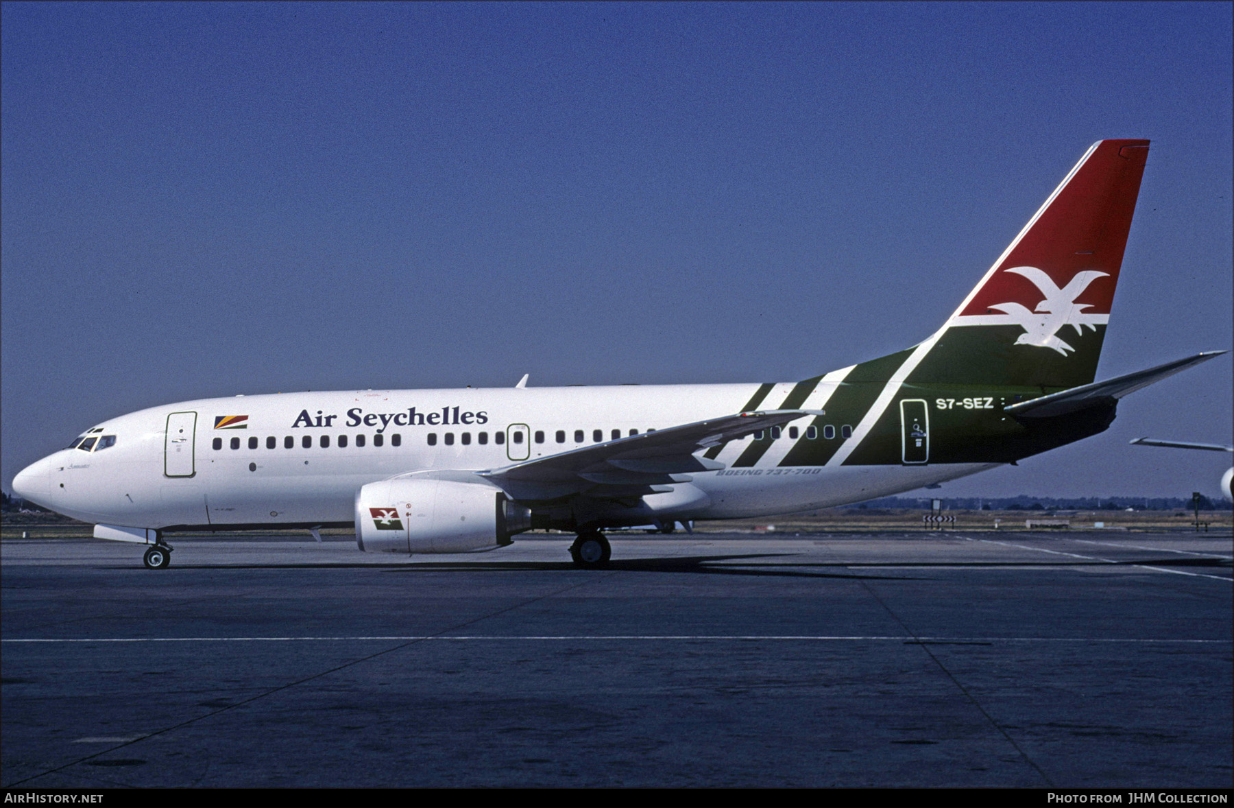 Aircraft Photo of S7-SEZ | Boeing 737-7Q8 | Air Seychelles | AirHistory.net #615388