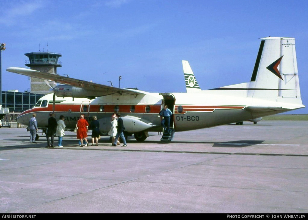 Aircraft Photo of OY-BCO | Nord 262A-27 | Cimber Air | AirHistory.net #615394