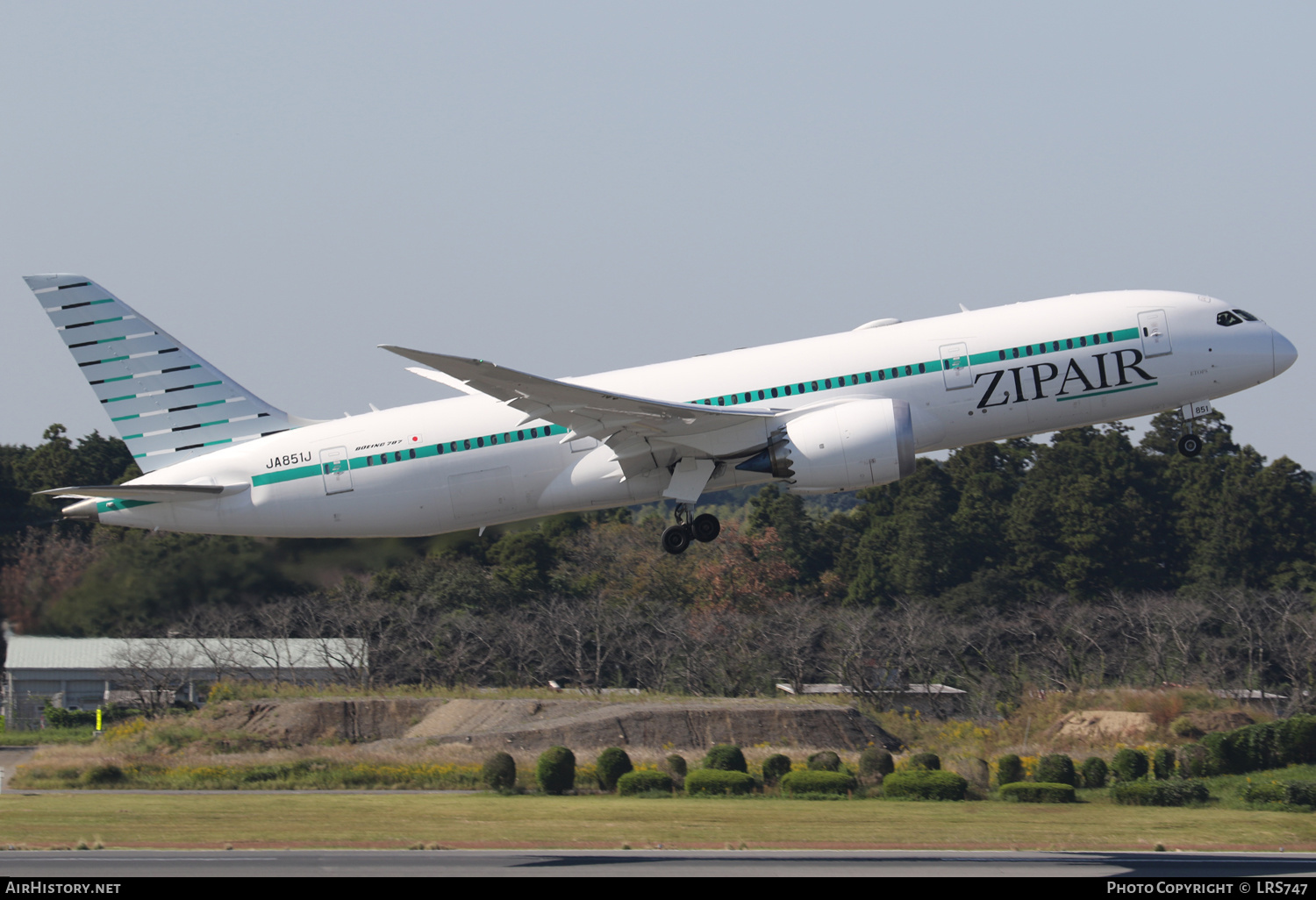 Aircraft Photo of JA851J | Boeing 787-8 Dreamliner | ZipAir | AirHistory.net #615399