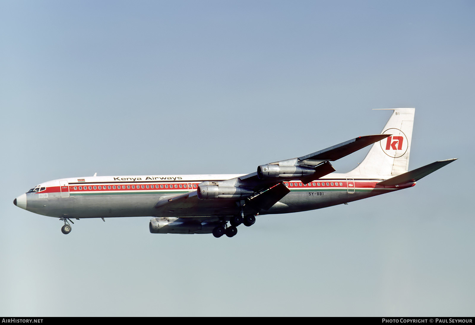Aircraft Photo of 5Y-BBI | Boeing 707-351B | Kenya Airways | AirHistory.net #615406