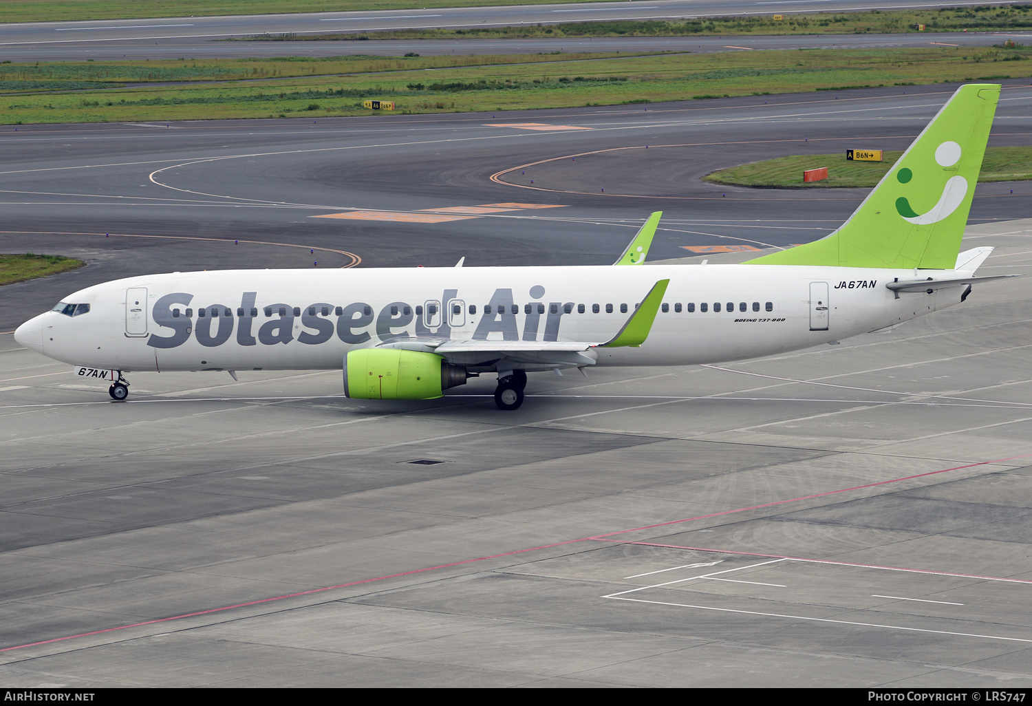 Aircraft Photo of JA67AN | Boeing 737-881 | Solaseed Air | AirHistory.net #615421