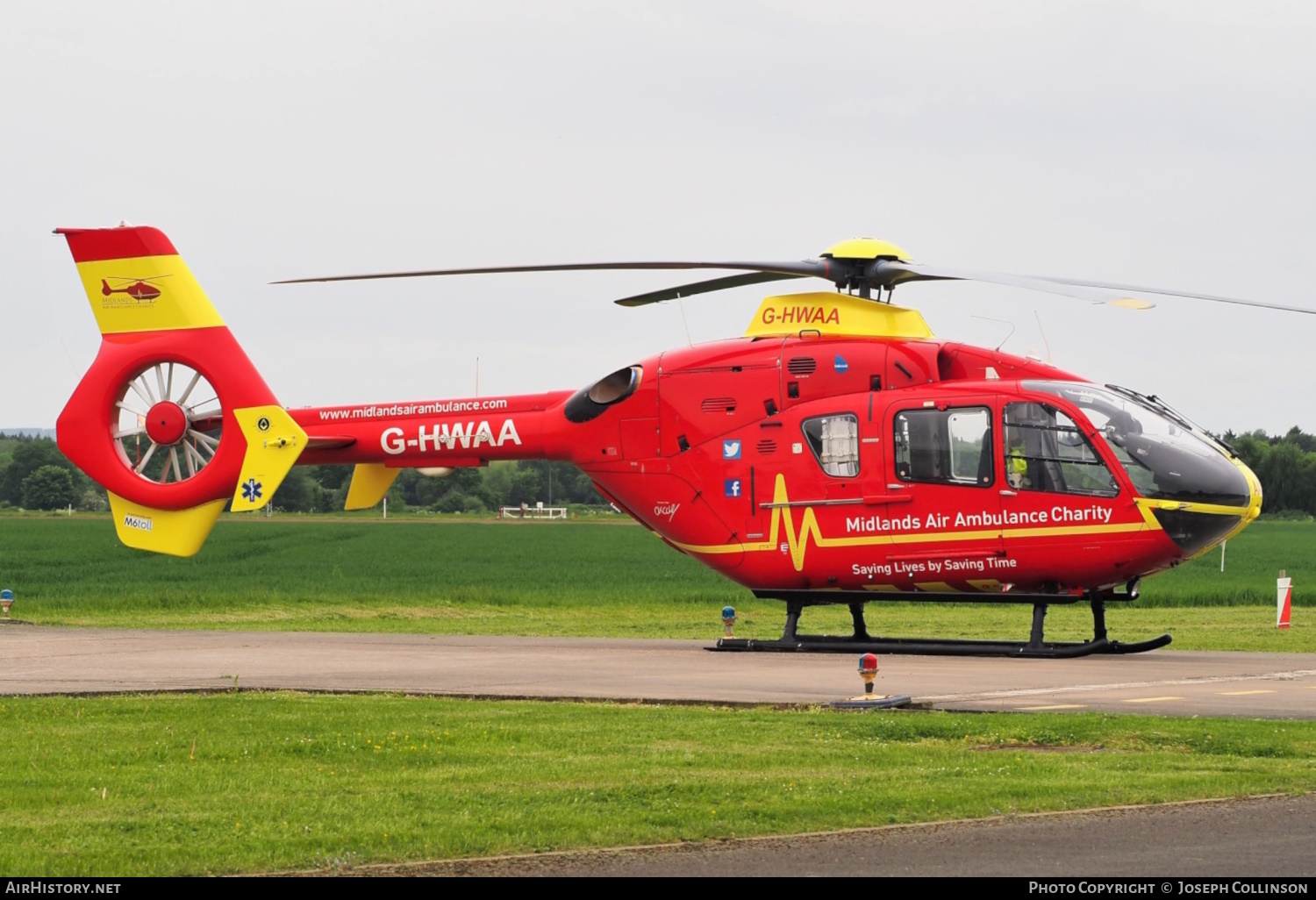 Aircraft Photo of G-HWAA | Eurocopter EC-135T-2 | Midlands Air Ambulance | AirHistory.net #615445