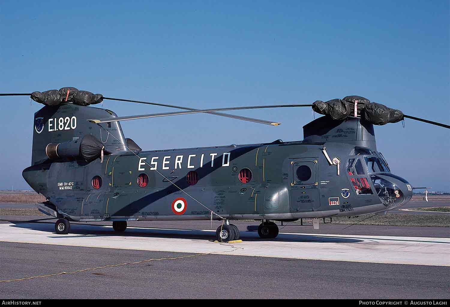 Aircraft Photo of MM80842 | Boeing CH-47C Chinook (219) | Italy - Army | AirHistory.net #615453
