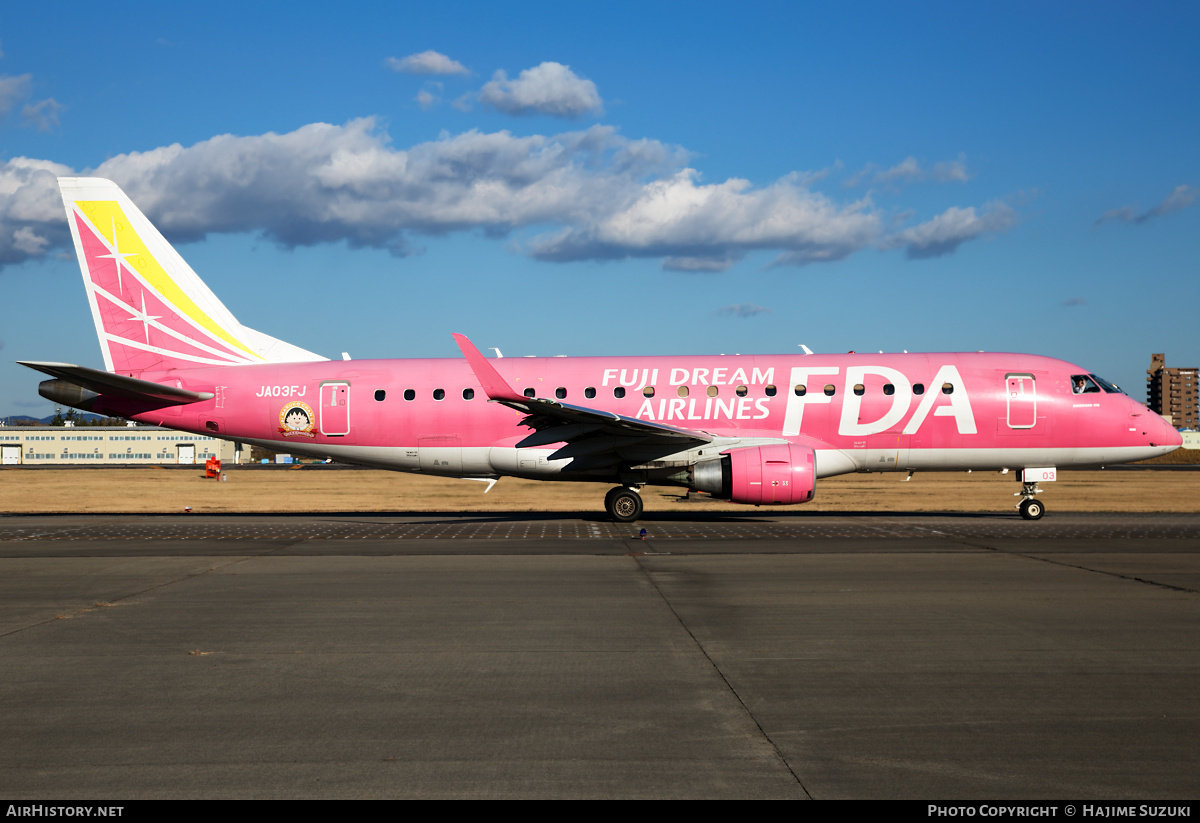 Aircraft Photo of JA03FJ | Embraer 175STD (ERJ-170-200STD) | FDA - Fuji Dream Airlines | AirHistory.net #615463