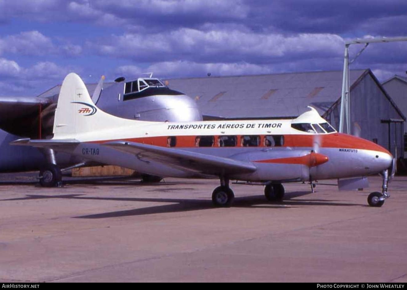 Aircraft Photo of CR-TAG | De Havilland D.H. 104 Dove 1B | Transportes Aéreos de Timor | AirHistory.net #615464