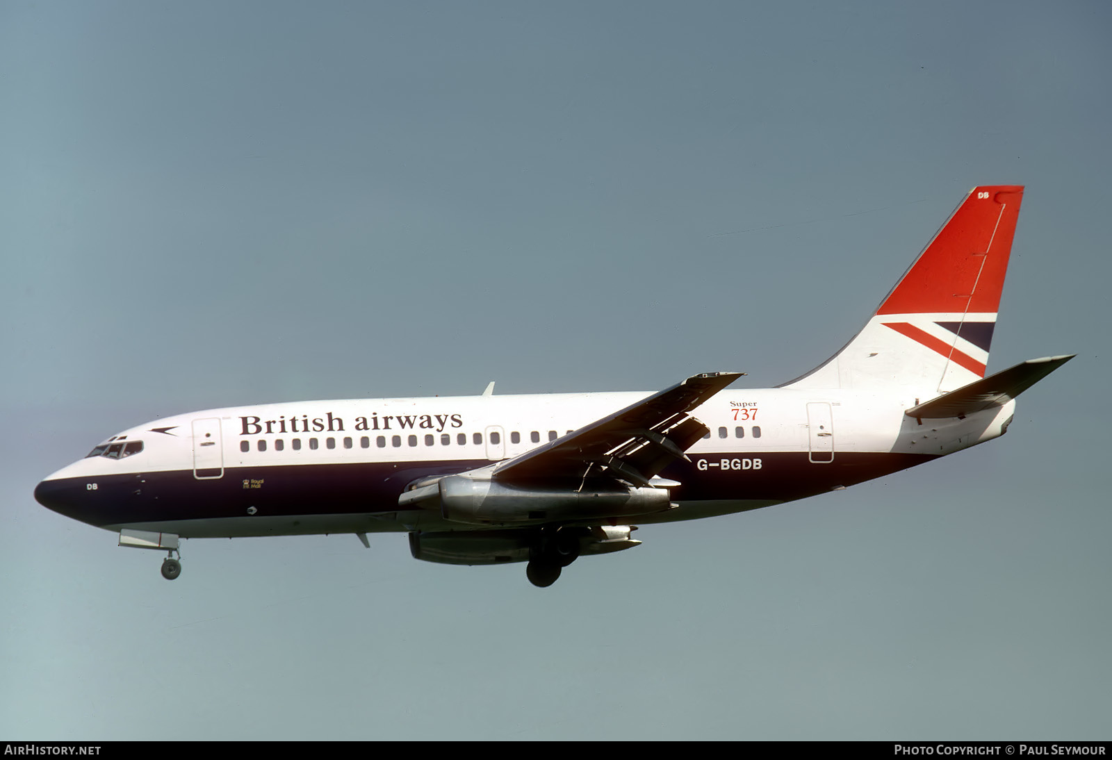 Aircraft Photo of G-BGDB | Boeing 737-236/Adv | British Airways | AirHistory.net #615473