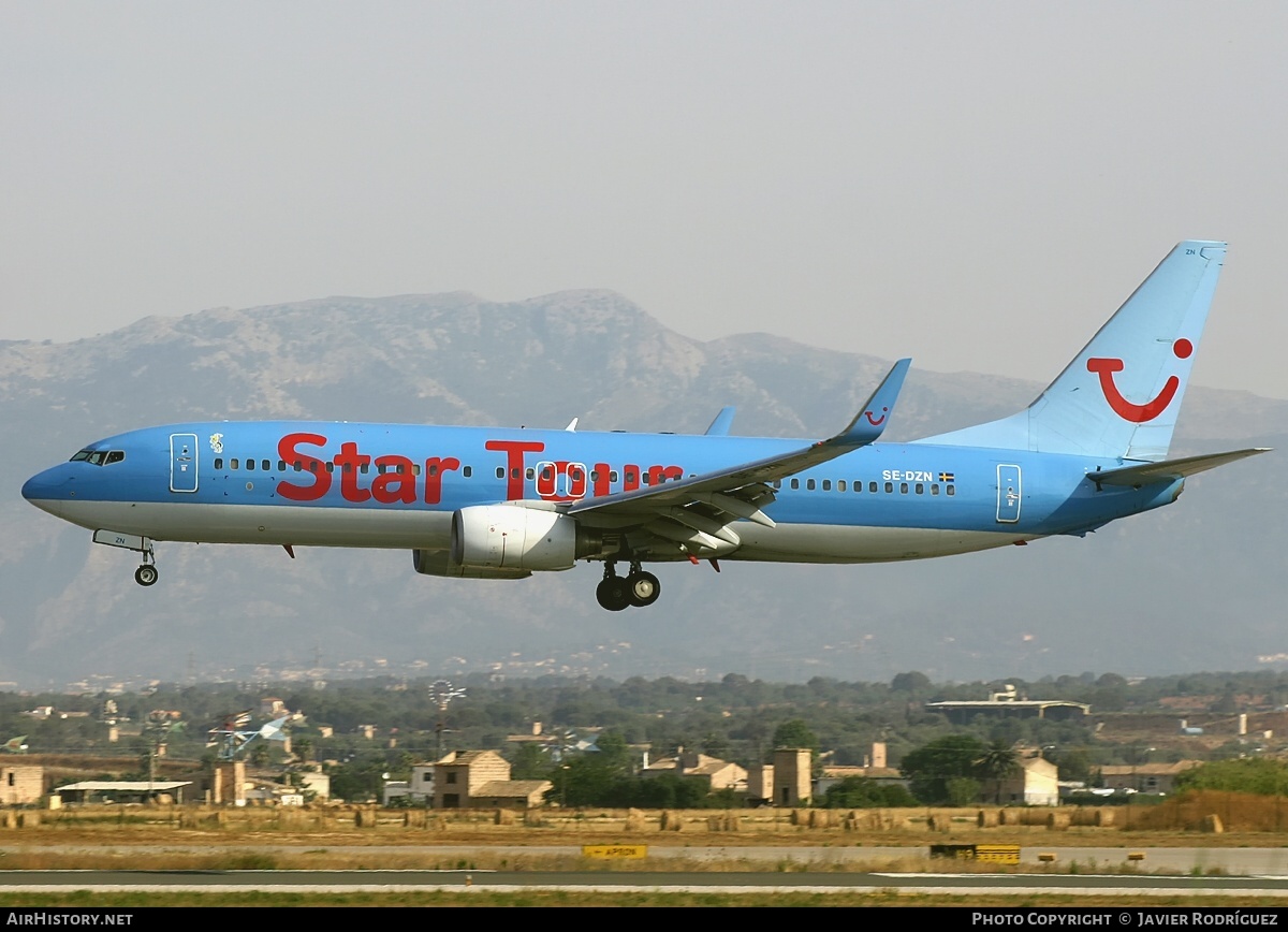 Aircraft Photo of SE-DZN | Boeing 737-804 | TUIfly Nordic | AirHistory.net #615477