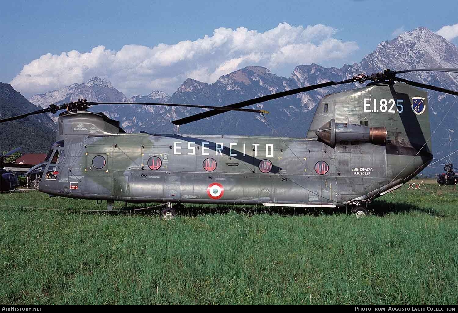 Aircraft Photo of MM80847 | Boeing Vertol CH-47C Chinook | Italy - Army | AirHistory.net #615481