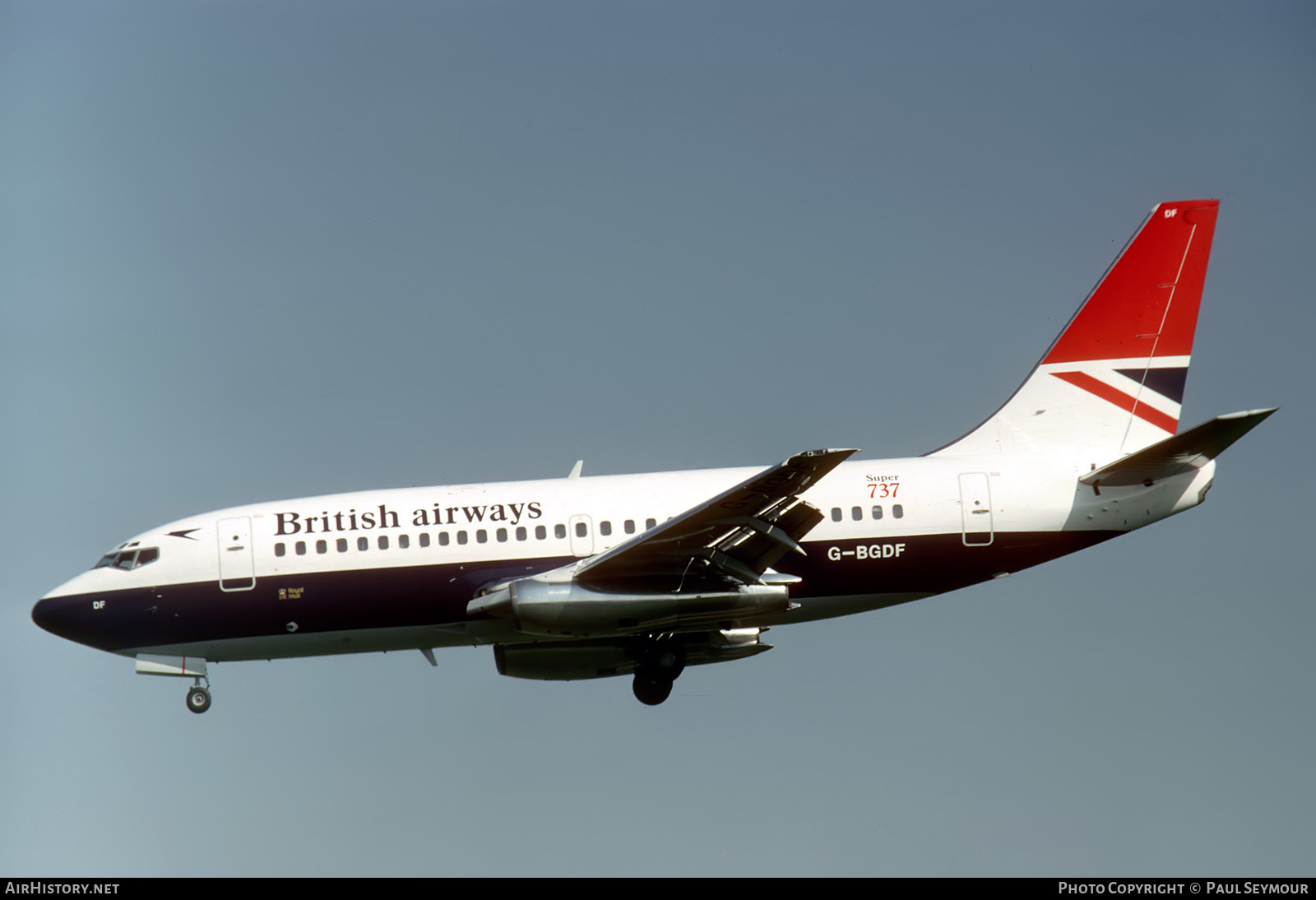 Aircraft Photo of G-BGDF | Boeing 737-236/Adv | British Airways | AirHistory.net #615486