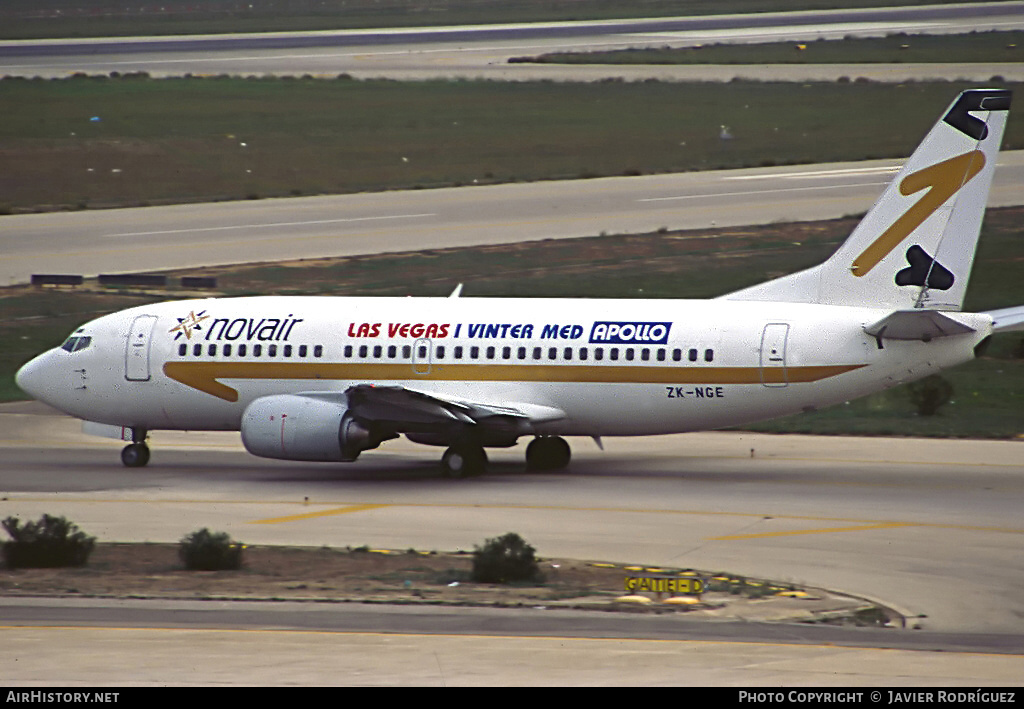 Aircraft Photo of ZK-NGE | Boeing 737-3U3 | Novair | AirHistory.net #615488