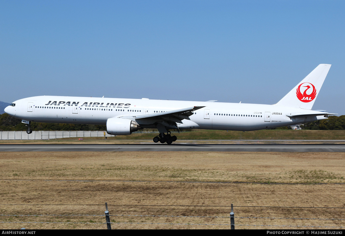 Aircraft Photo of JA8944 | Boeing 777-346 | Japan Airlines - JAL | AirHistory.net #615493