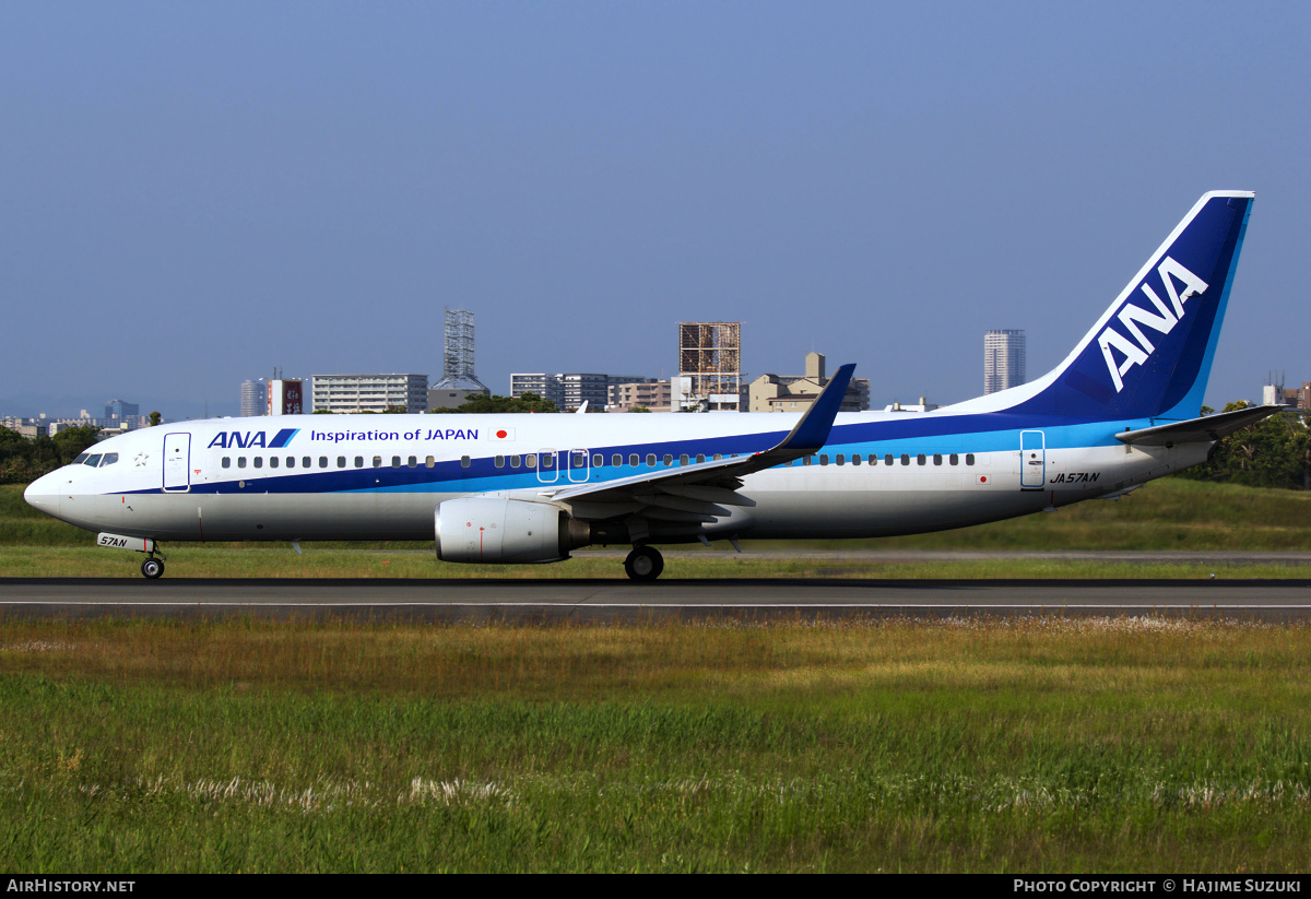 Aircraft Photo of JA57AN | Boeing 737-881 | All Nippon Airways - ANA | AirHistory.net #615496