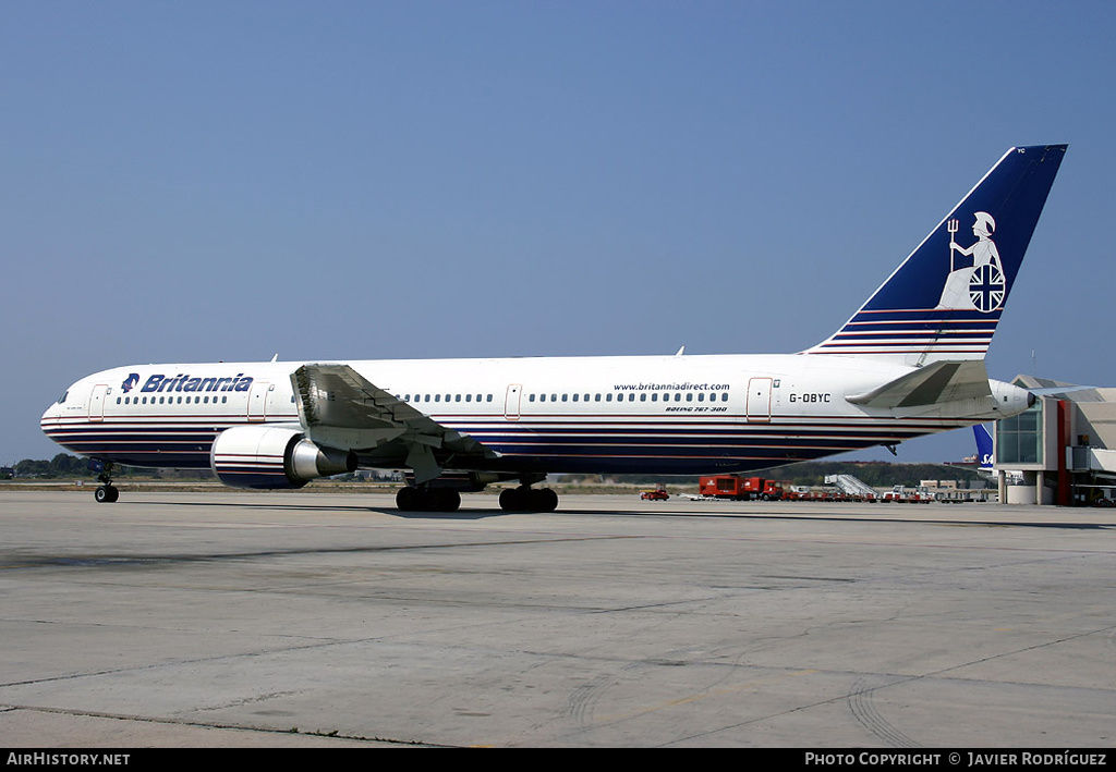 Aircraft Photo of G-OBYC | Boeing 767-304/ER | Britannia Airways | AirHistory.net #615497