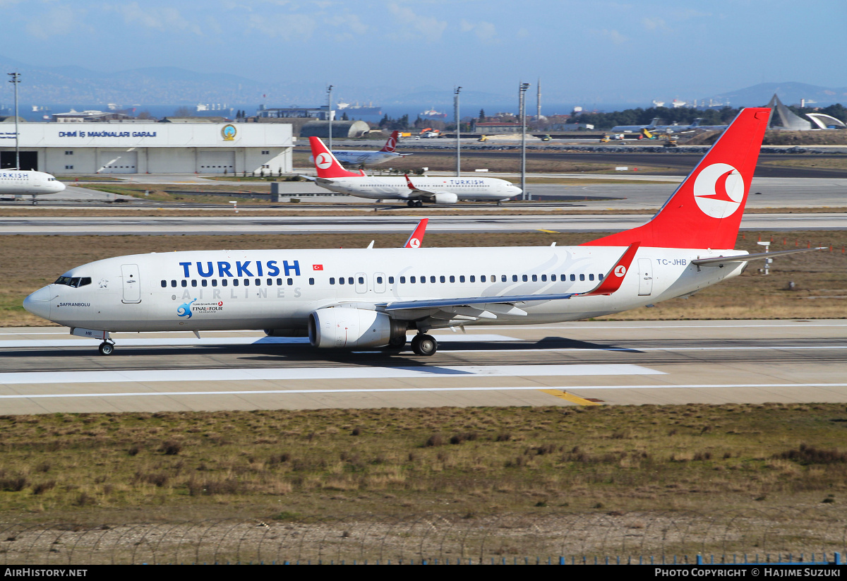 Aircraft Photo of TC-JHB | Boeing 737-8F2 | Turkish Airlines | AirHistory.net #615512