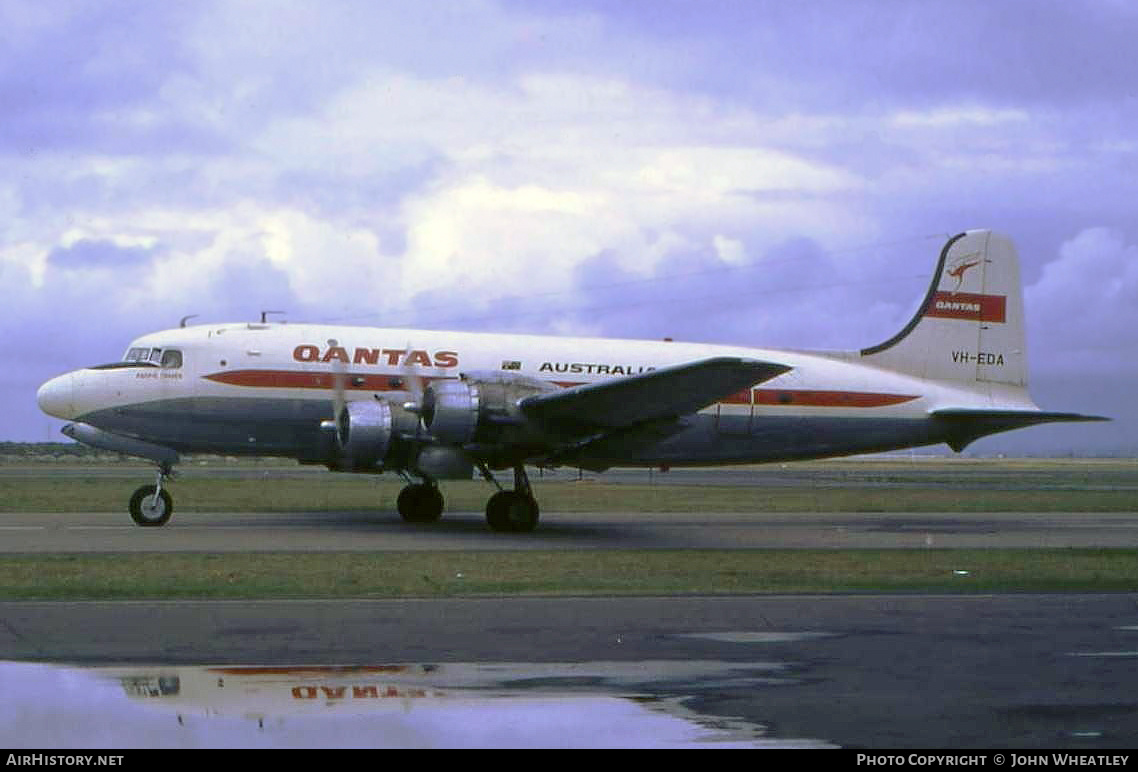 Aircraft Photo of VH-EDA | Douglas DC-4-1009 | Qantas | AirHistory.net #615516