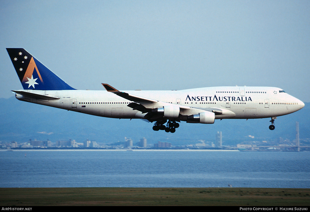 Aircraft Photo of VH-ANB | Boeing 747-412 | Ansett Australia | AirHistory.net #615517
