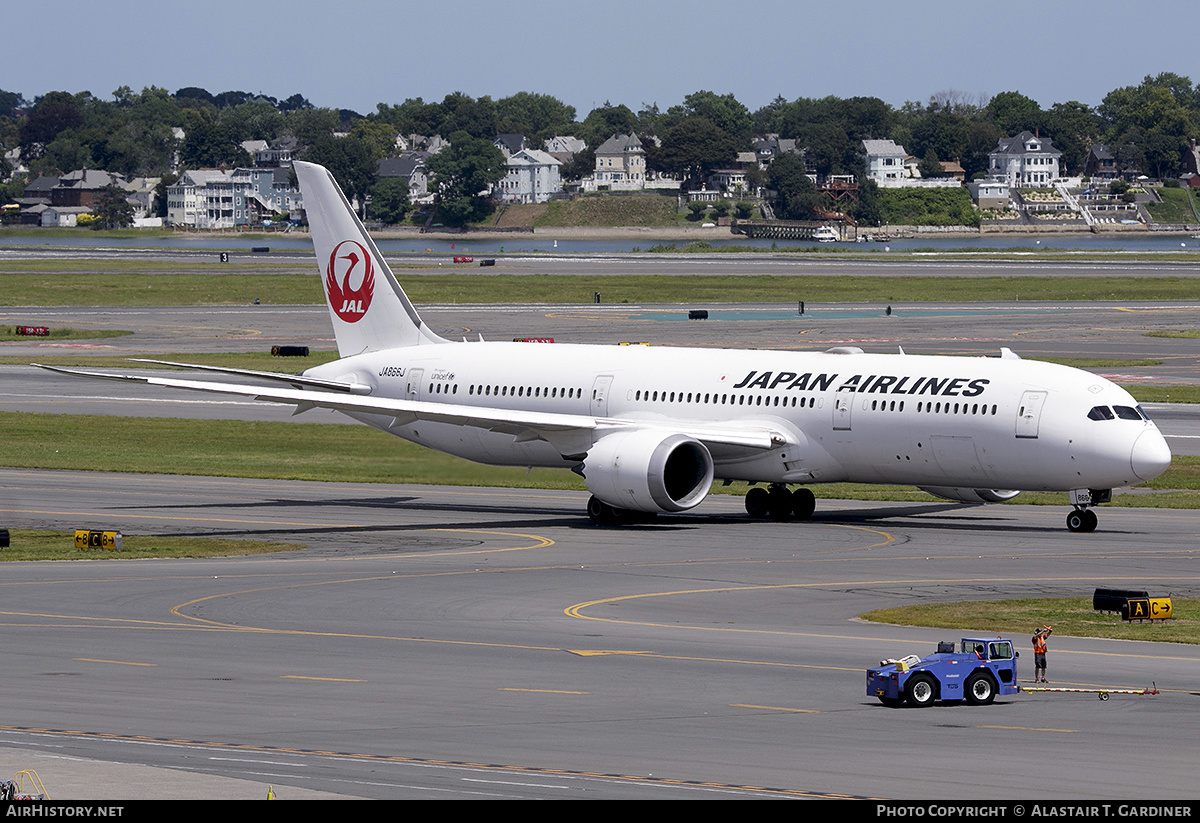 Aircraft Photo of JA866J | Boeing 787-9 Dreamliner | Japan Airlines - JAL | AirHistory.net #615551