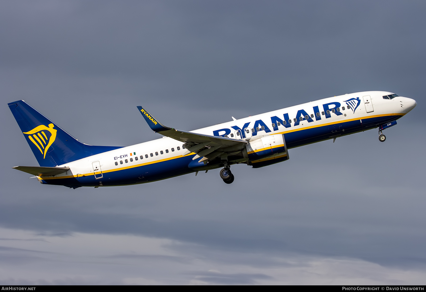 Aircraft Photo of EI-EVH | Boeing 737-8AS | Ryanair | AirHistory.net #615558
