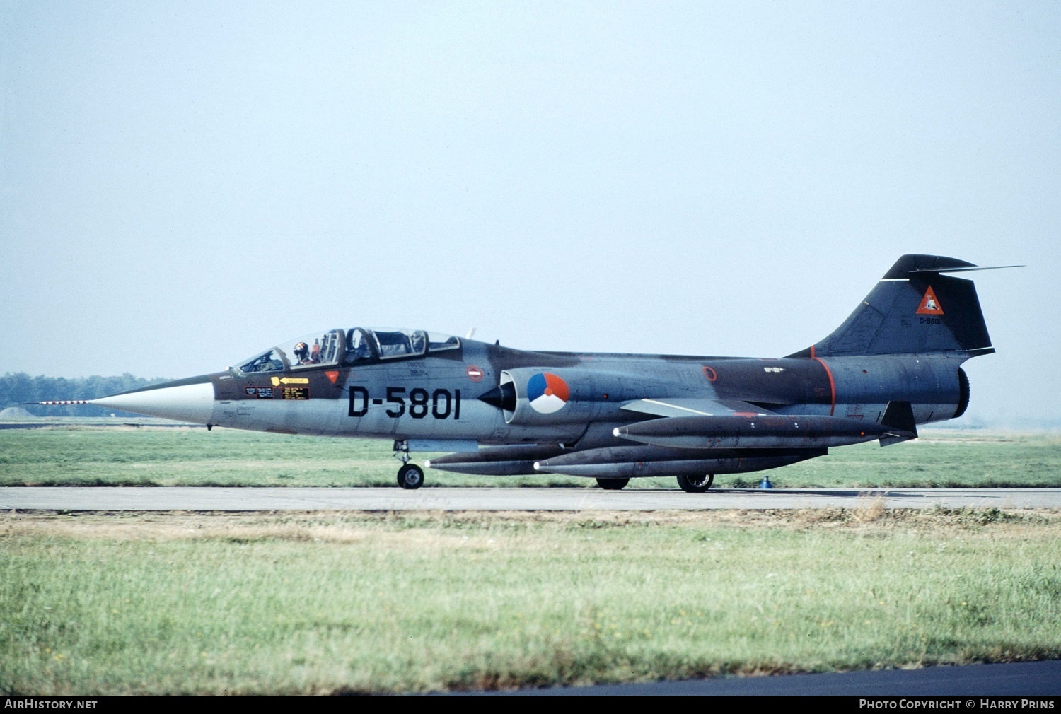Aircraft Photo of D-5801 | Lockheed TF-104G Starfighter | Netherlands - Air Force | AirHistory.net #615567