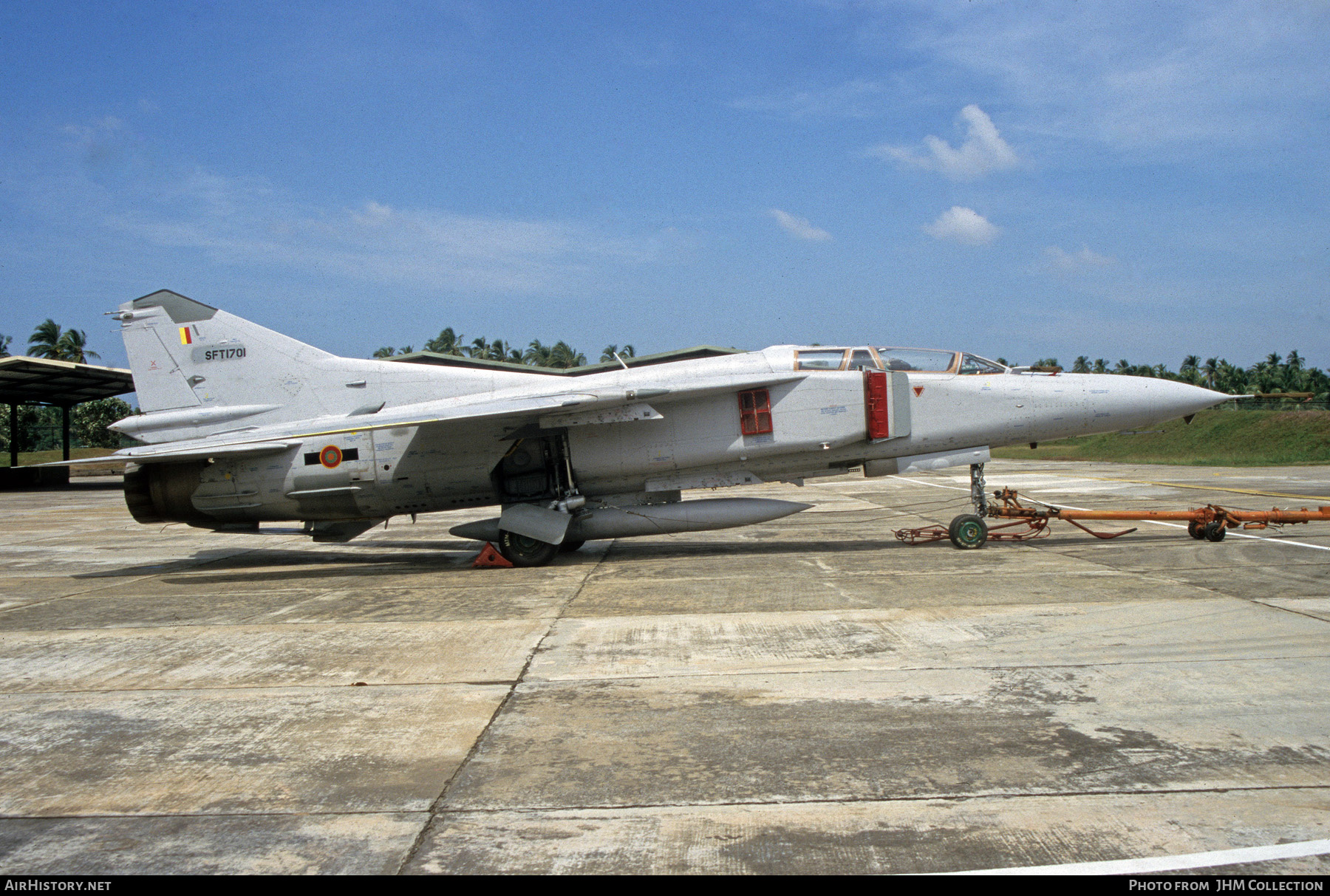 Aircraft Photo of SFT-1701 | Mikoyan-Gurevich MiG-23UB | Sri Lanka - Air Force | AirHistory.net #615575