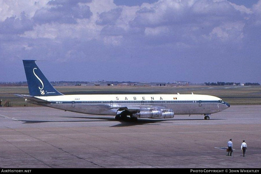 Aircraft Photo of OO-SJJ | Boeing 707-329C | Sabena | AirHistory.net #615605