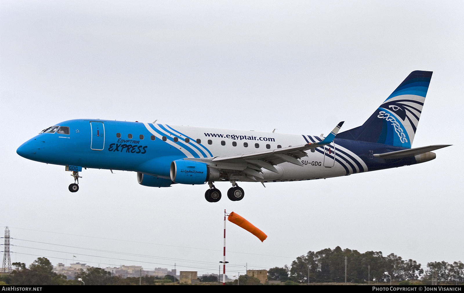 Aircraft Photo of SU-GDG | Embraer 170LR (ERJ-170-100LR) | EgyptAir Express | AirHistory.net #615609