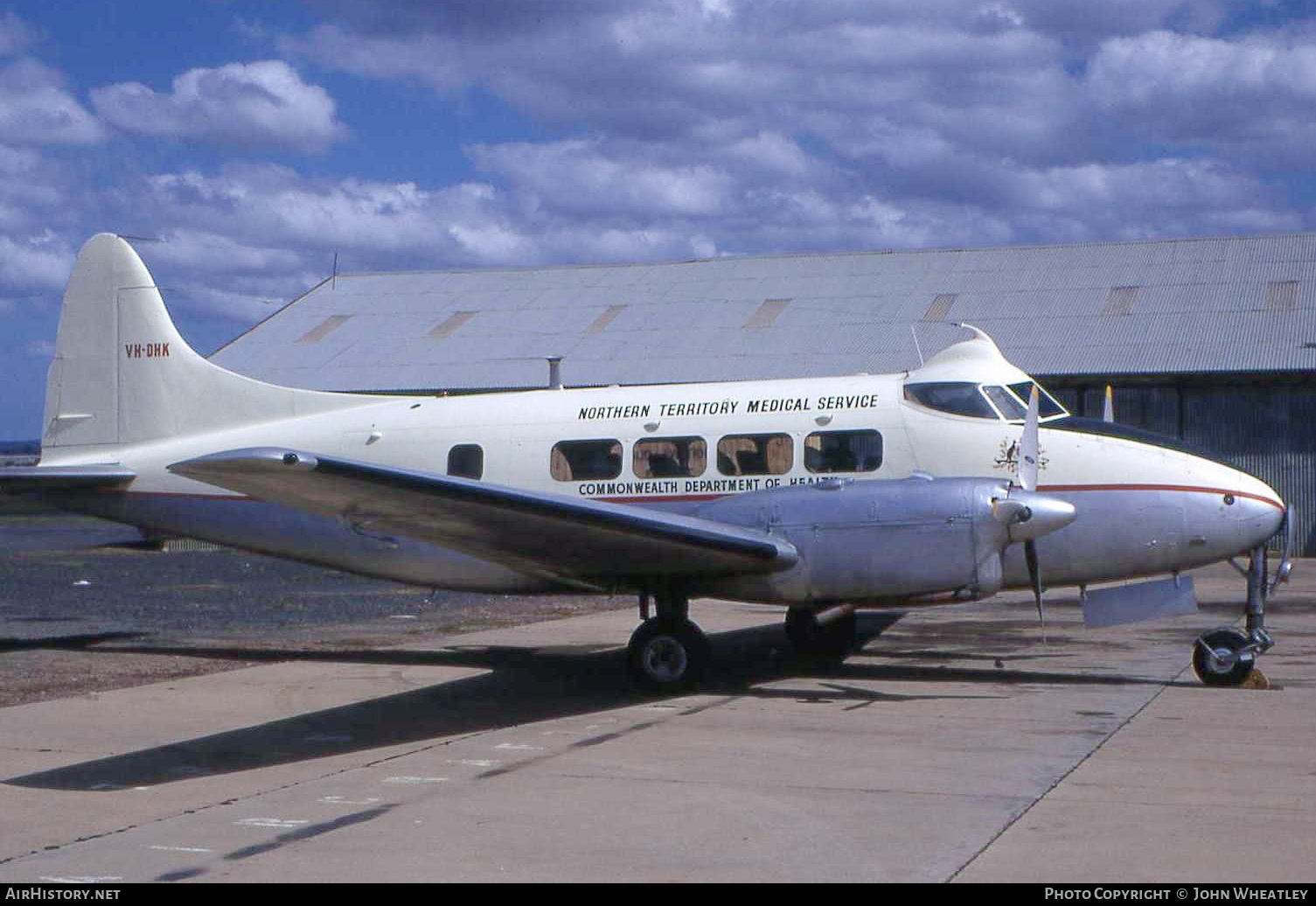 Aircraft Photo of VH-DHK | De Havilland D.H. 104 Dove 5 | Commonwealth Department Of Health | AirHistory.net #615612