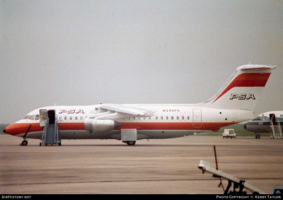 Aircraft Photo of N346PS | British Aerospace BAe-146-200 | PSA - Pacific Southwest Airlines | AirHistory.net #615646