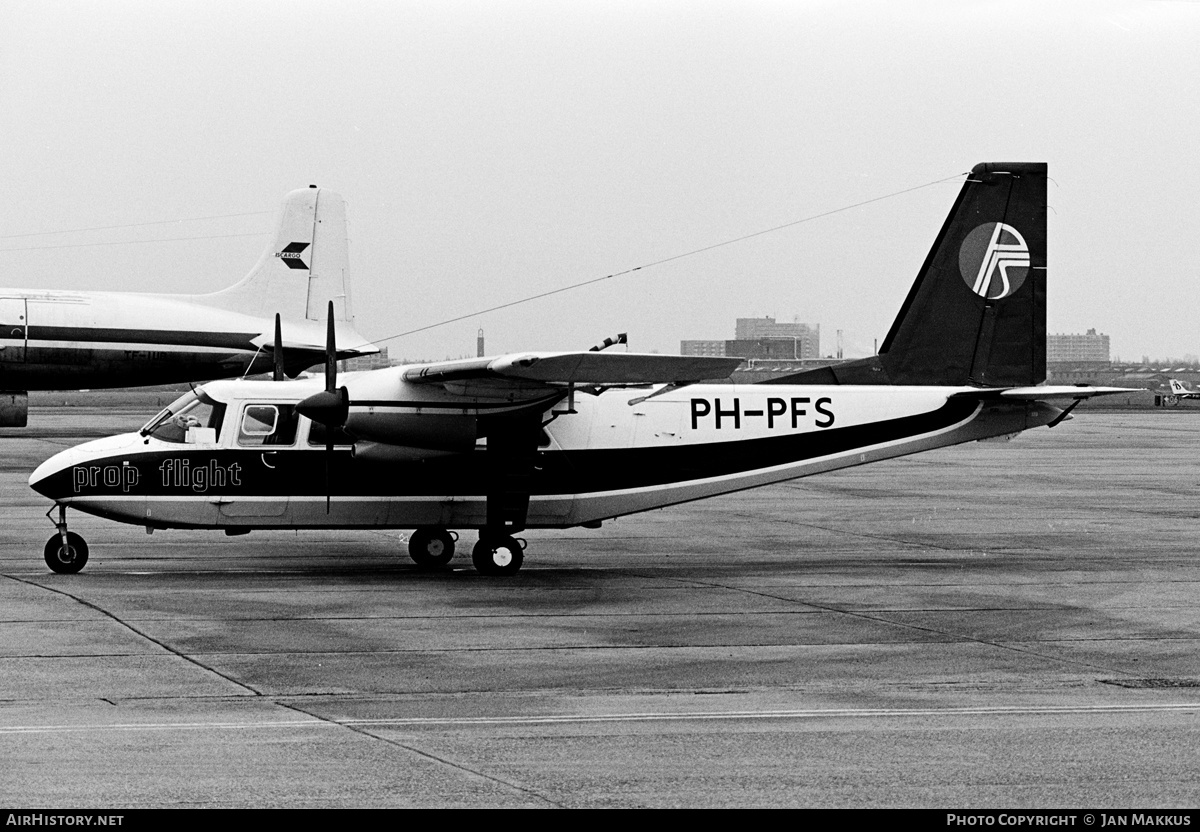 Aircraft Photo of PH-PFS | Britten-Norman BN-2A-26 Islander | Propeller Flight Services | AirHistory.net #615649
