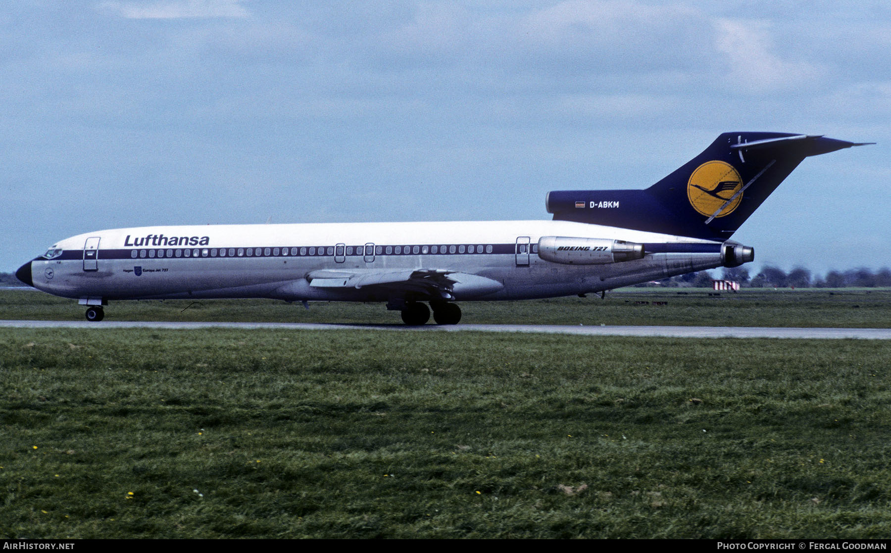 Aircraft Photo of D-ABKM | Boeing 727-230/Adv | Lufthansa | AirHistory.net #615661