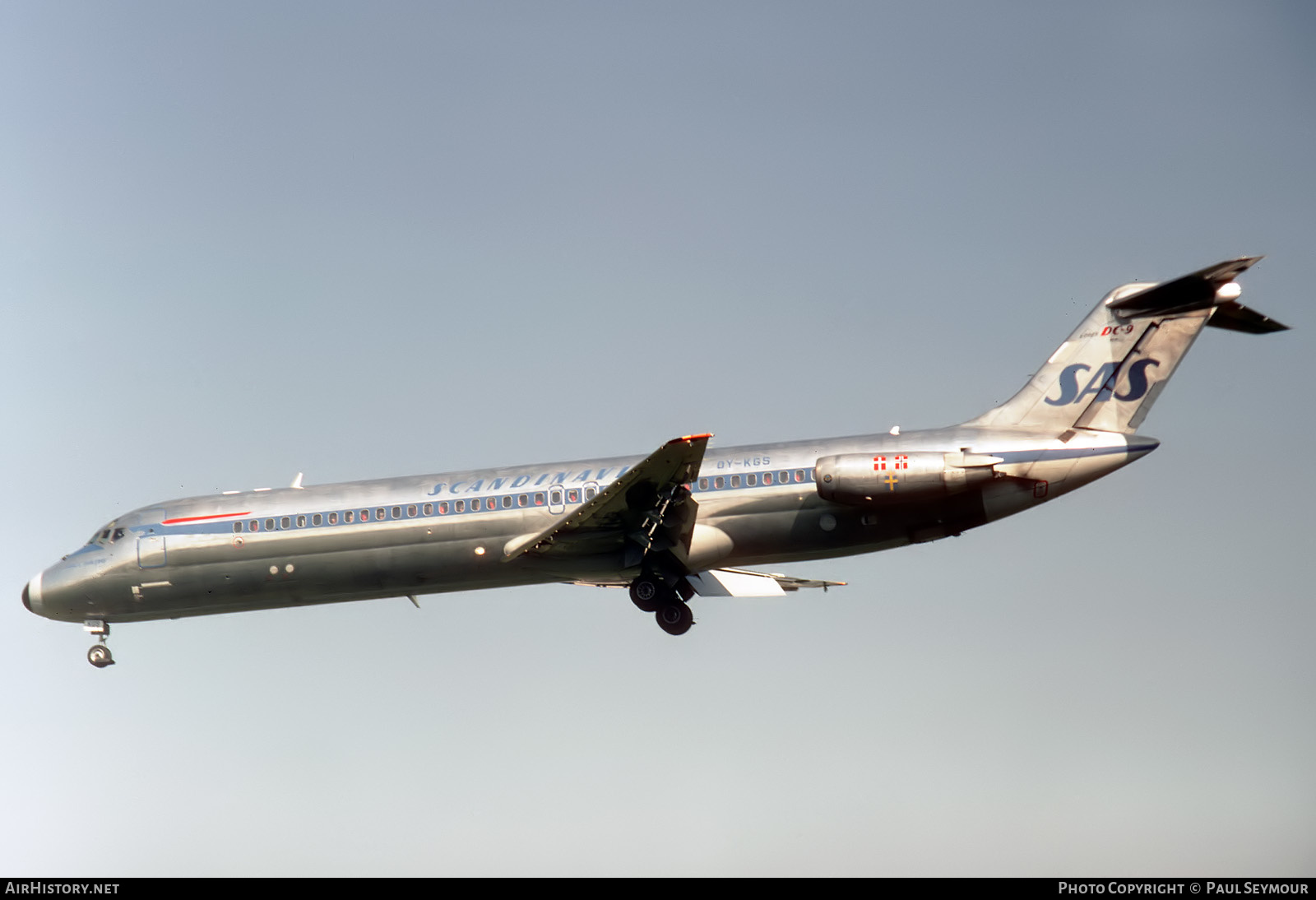 Aircraft Photo of OY-KGS | McDonnell Douglas DC-9-41 | Scandinavian Airlines - SAS | AirHistory.net #615686