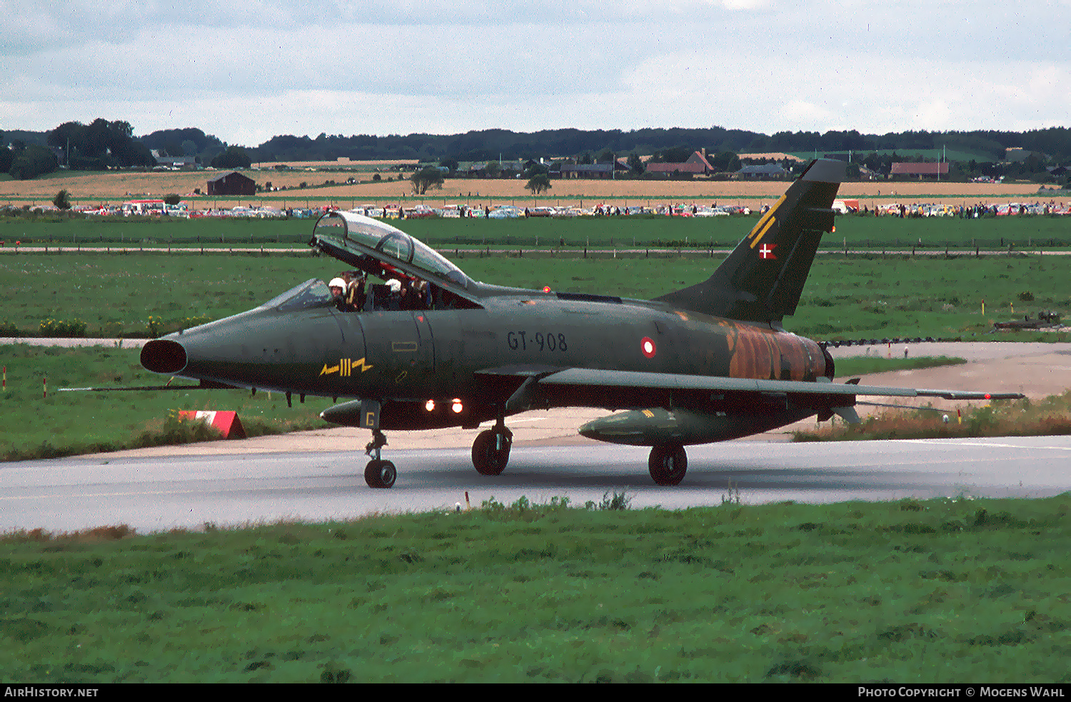 Aircraft Photo of GT-908 | North American TF-100F Super Sabre | Denmark - Air Force | AirHistory.net #615717