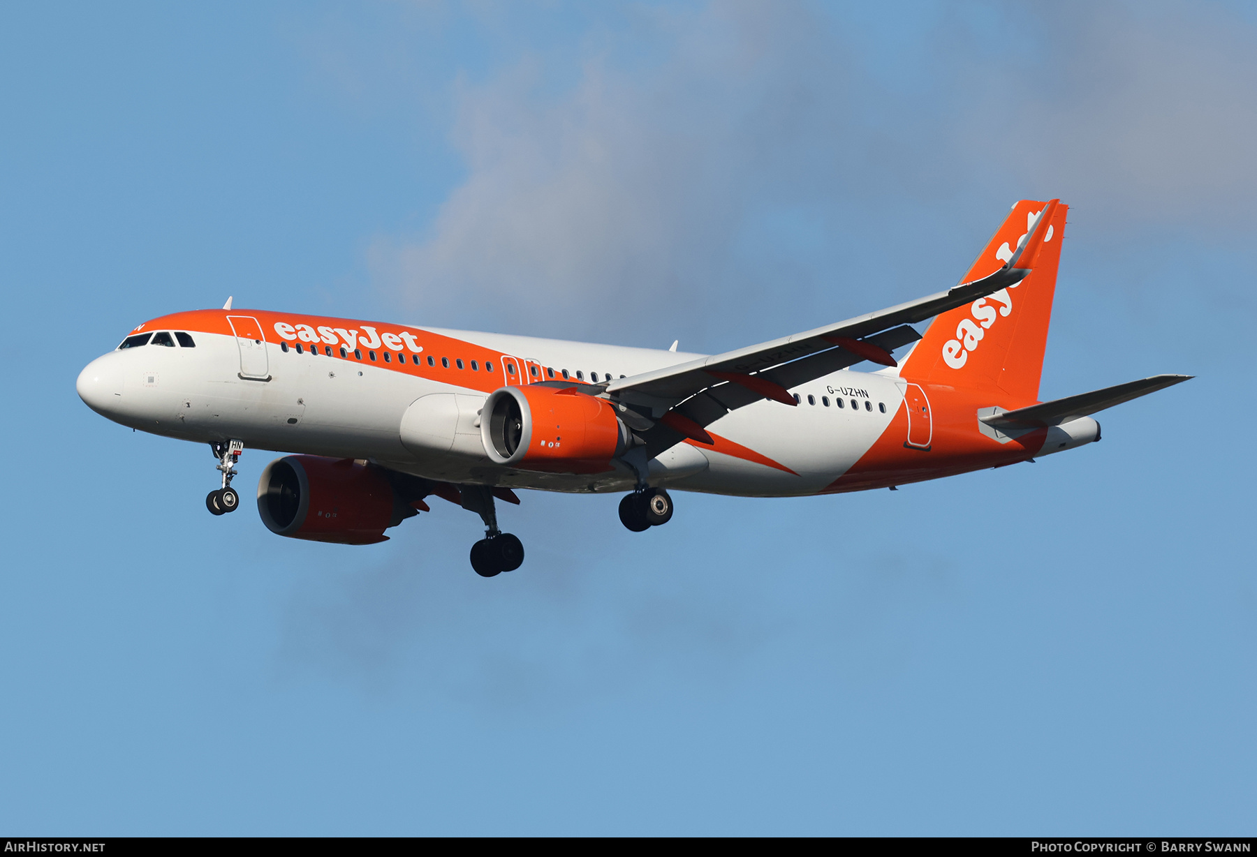 Aircraft Photo of G-UZHN | Airbus A320-251N | EasyJet | AirHistory.net #615763