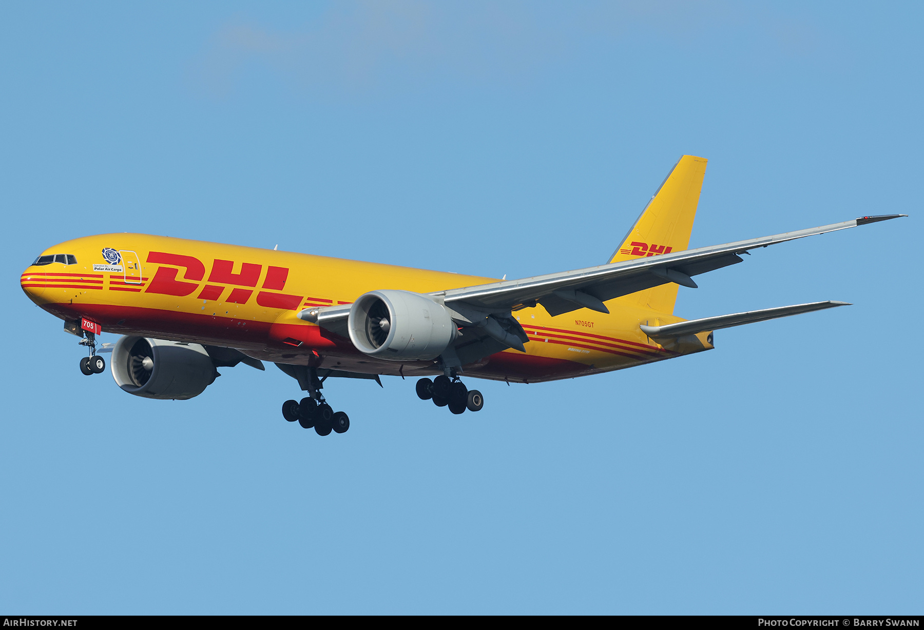 Aircraft Photo of N705GT | Boeing 777-F | DHL International | AirHistory.net #615766