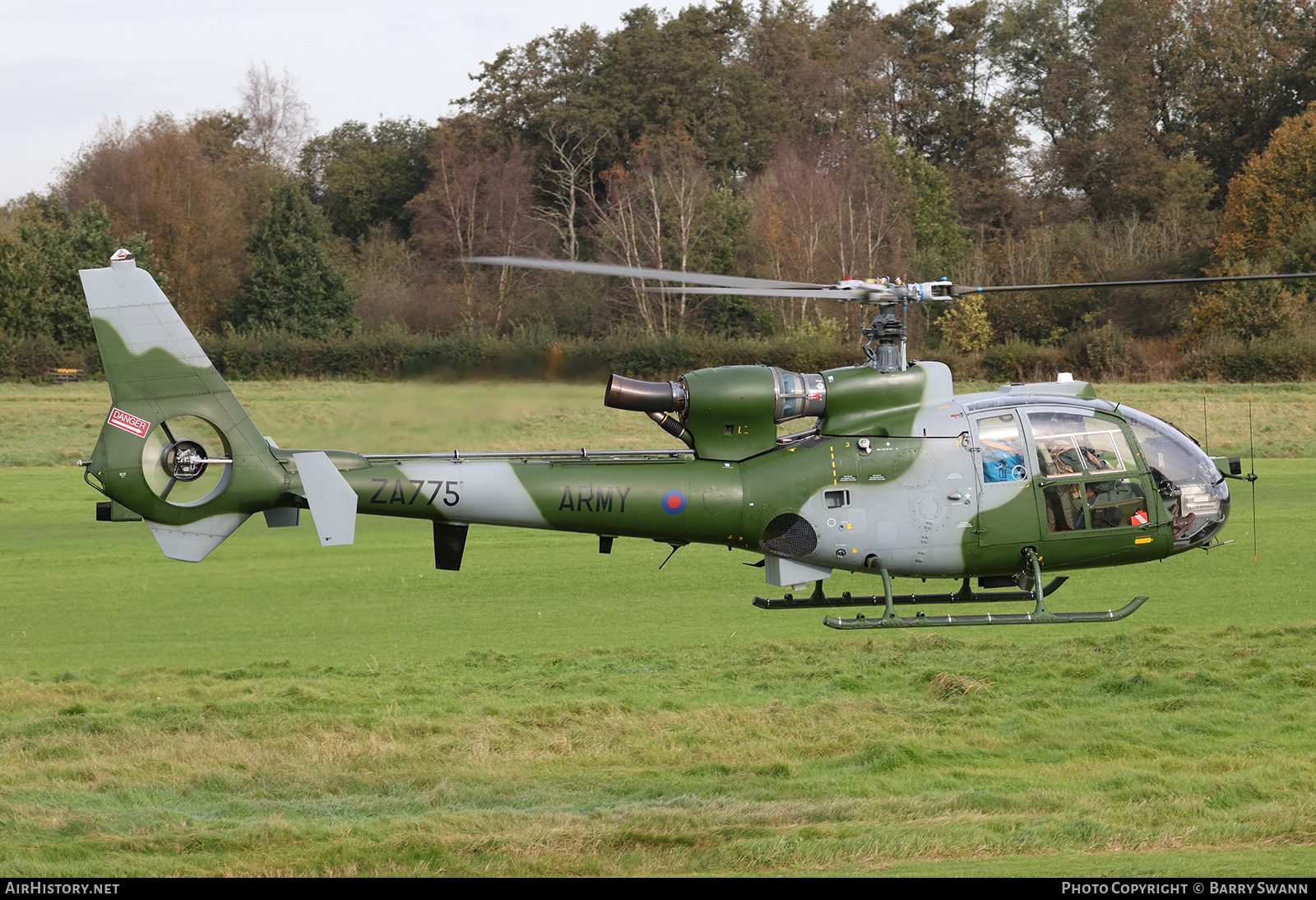 Aircraft Photo of ZA775 | Aerospatiale SA-341B Gazelle AH1 | UK - Army | AirHistory.net #615768