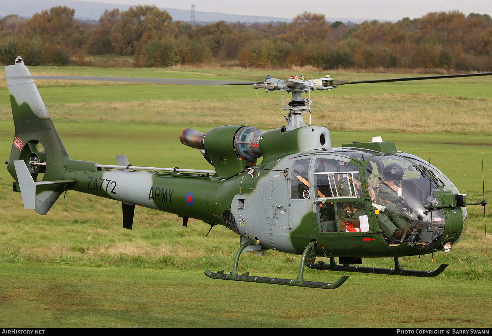 Aircraft Photo of ZA772 | Aerospatiale SA-341B Gazelle AH1 | UK - Army | AirHistory.net #615775